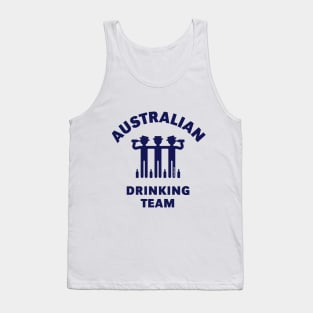 Australian Drinking Team (Booze / Beer / Alcohol / Navy) Tank Top